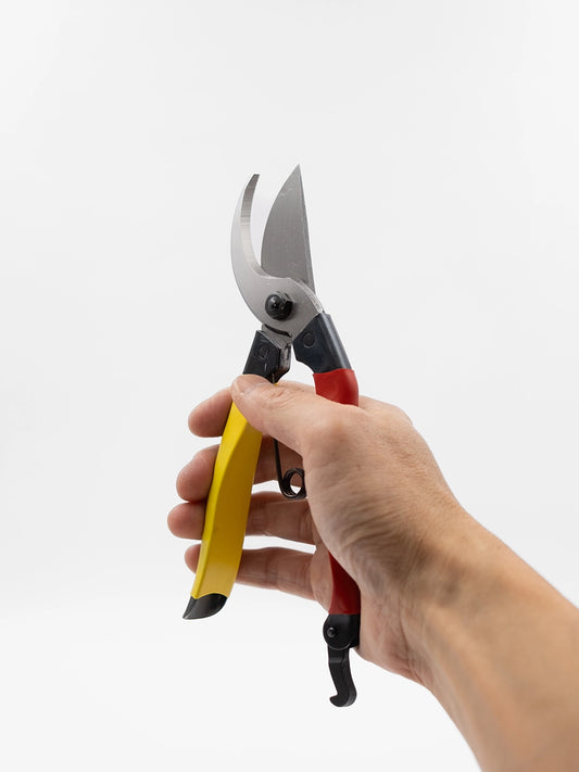 Onotetsu Sécateur Droitier Rouge & Jaune  200mm 180mm