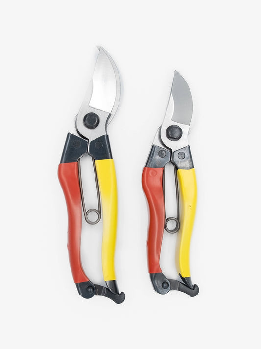 Onotetsu Sécateur Droitier Rouge & Jaune  200mm 180mm