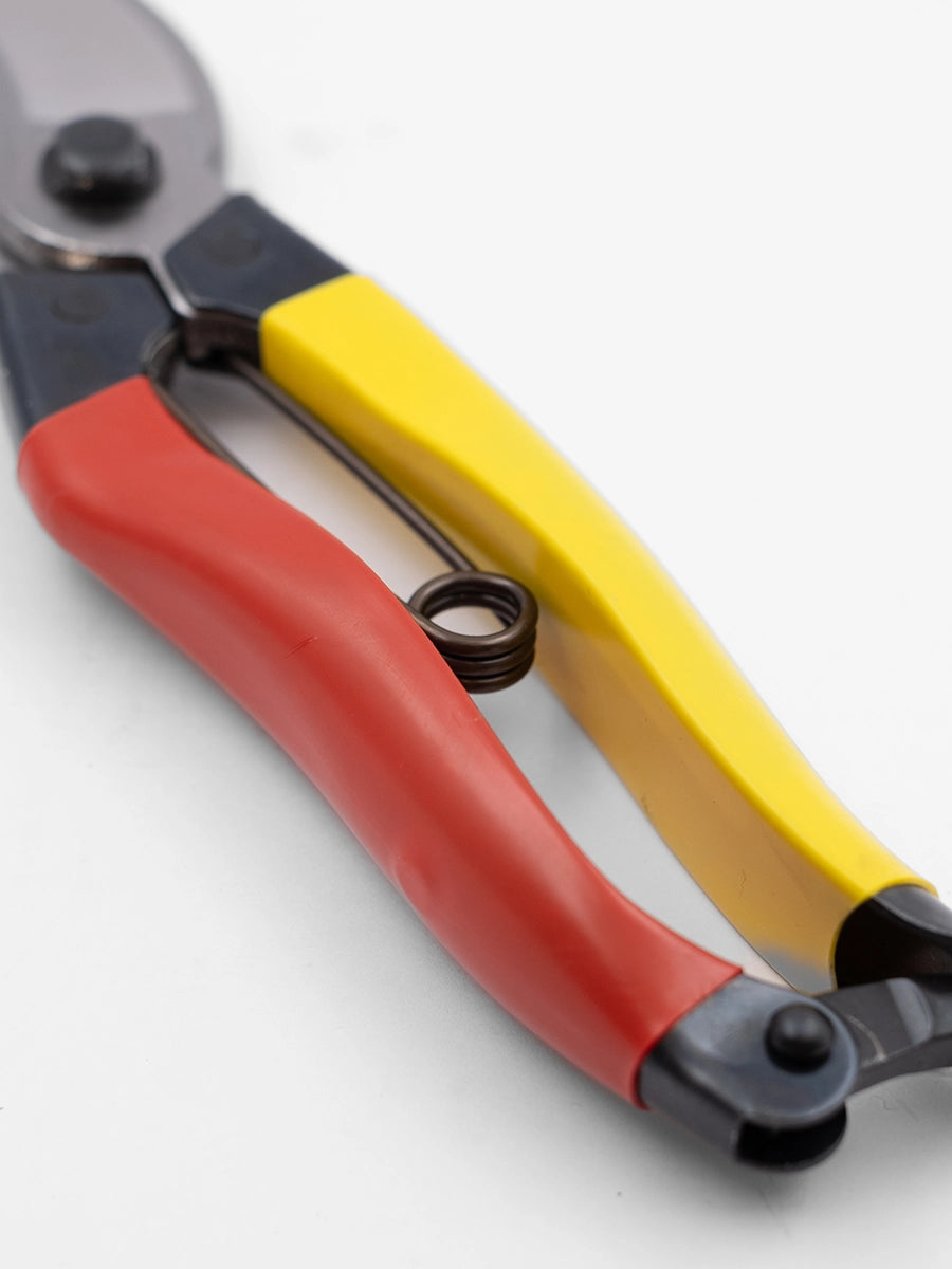 Onotetsu Sécateur Droitier Rouge & Jaune  200mm 180mm